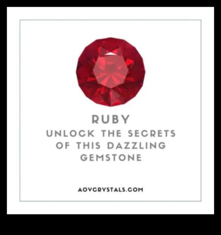 Ruby Radiance Modern Bir Zarafet İçin Tutkulu Bir Değerli Taş