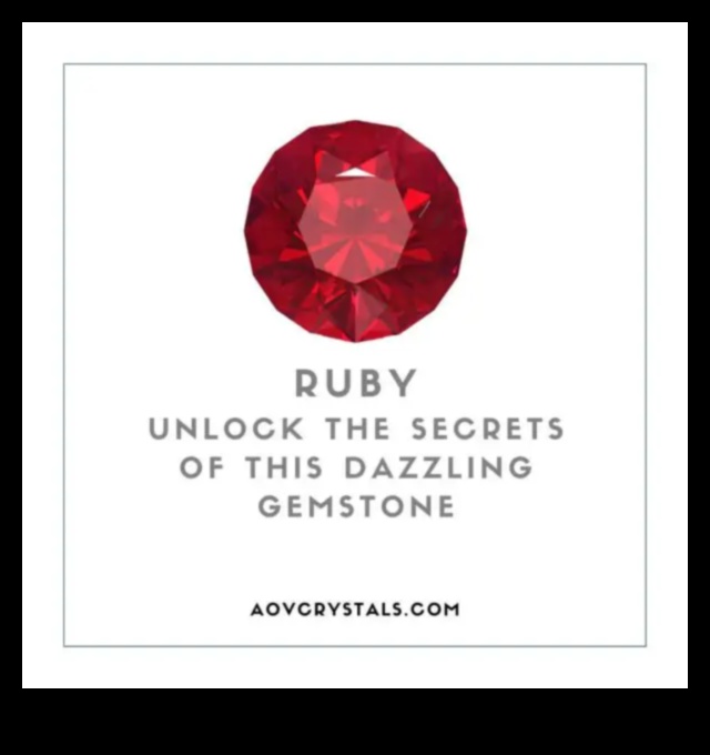 Ruby Radiance: Tutkulu Değerli Taşlarla Zarafetin Tanımını Yeniden Yapın